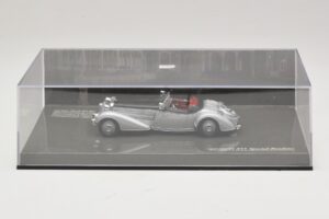 Horch 855 Special Roadster Argento Nero Minichamps 1:43 436014204 Pressofusione — immagine 5 di 5