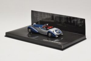 Horch 855 Special Roadster Blu Argento Senza Scatola Esterna Minichamps 1:43 436014202-O1 Pressofusione — immagine 3 di 4
