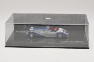 Horch 855 Special Roadster Blu Argento Senza Scatola Esterna Minichamps 1:43 436014202-O1 Pressofusione — immagine 4 di 4