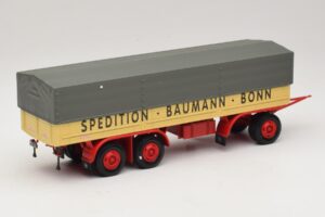 Kassbohrer Rimorchio a Pianale Baumann Bonn Minichamps 1:43 439161097 Pressofusione — immagine 2 di 6