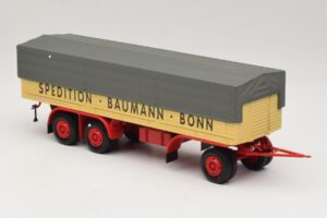 Kassbohrer Rimorchio a Pianale Baumann Bonn Minichamps 1:43 439161097 Pressofusione — immagine 4 di 6