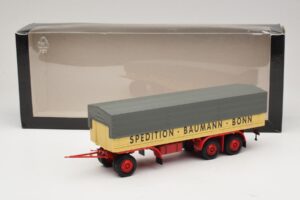 Kassbohrer Rimorchio a Pianale Baumann Bonn Minichamps 1:43 439161097 Pressofusione — immagine 6 di 6