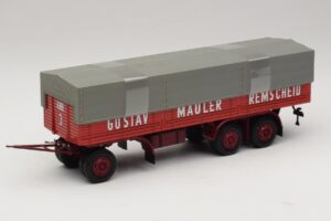 Kassbohrer Rimorchio a Pianale Mauler Remscheid Minichamps 1:43 439161099 Pressofusione