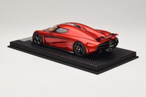 Koenigsegg Regera Candy Apple Red FrontiArt 1:18 AS010-77 Resina — immagine 5 di 7