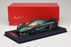Koenigsegg Regera Carbonio Verde Sfumato FrontiArt 1:18 AS010-110 Resina — immagine 6 di 7
