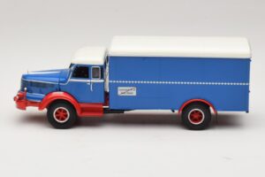 Krupp Titan Furgone Blu Rosso Minichamps 1:43 439069040 Pressofusione — immagine 3 di 6