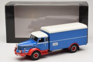 Krupp Titan Furgone Blu Rosso Minichamps 1:43 439069040 Pressofusione — immagine 6 di 6