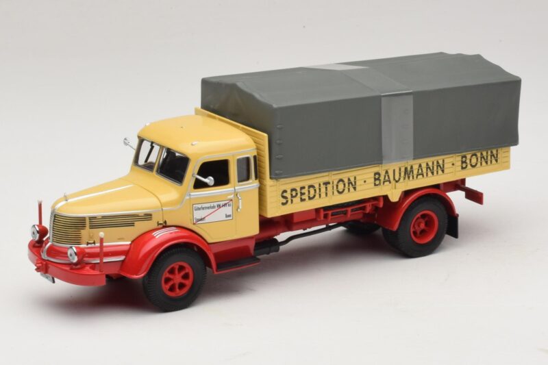 Krupp Titan Autocarro a Pianale Baumann Bonn Minichamps 1:43 439069025 Pressofusione