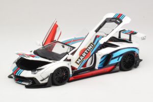 Lamborghini Aventador LB Works Martini Livery AUTOart 1:18 79185 Composito — immagine 2 di 8