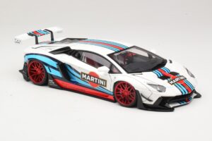 Lamborghini Aventador LB Works Martini Livery AUTOart 1:18 79185 Composito — immagine 6 di 8