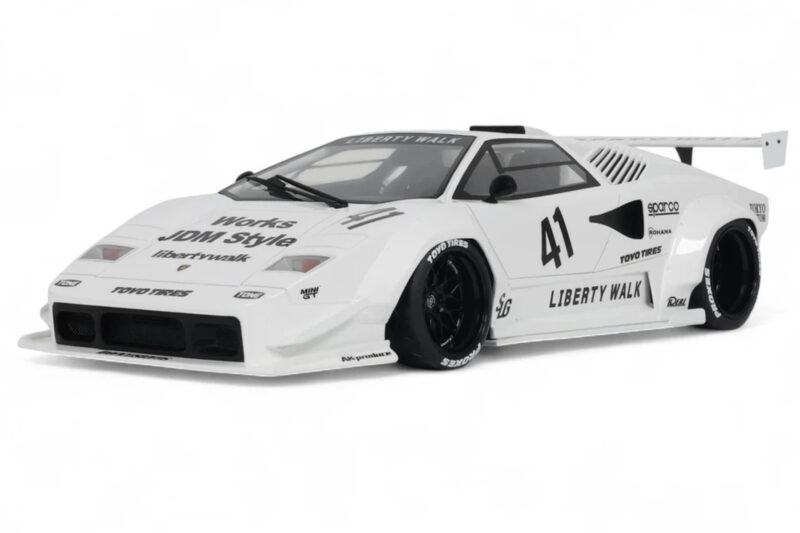 Lamborghini Countach LB-Works Bianco GT Spirit 1:18 Z356-WH Resina