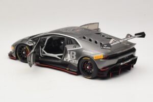 Lamborghini Huracan LP620-2 Super Trofeo #63 Grigio Scuro 2016 AUTOart 1:18 81559 Composito — immagine 5 di 8