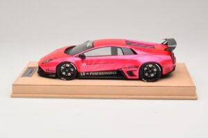 Lamborghini Murcielago Liberty Walk Rosa Lucido AB Models 1:18 REMC044 Resina — immagine 3 di 7