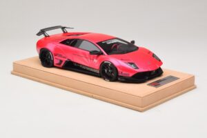 Lamborghini Murcielago Liberty Walk Rosa Lucido AB Models 1:18 REMC044 Resina — immagine 4 di 7