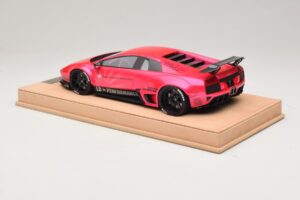 Lamborghini Murcielago Liberty Walk Rosa Lucido AB Models 1:18 REMC044 Resina — immagine 5 di 7