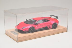 Lamborghini Murcielago Liberty Walk Rosa Lucido AB Models 1:18 REMC044 Resina — immagine 6 di 7