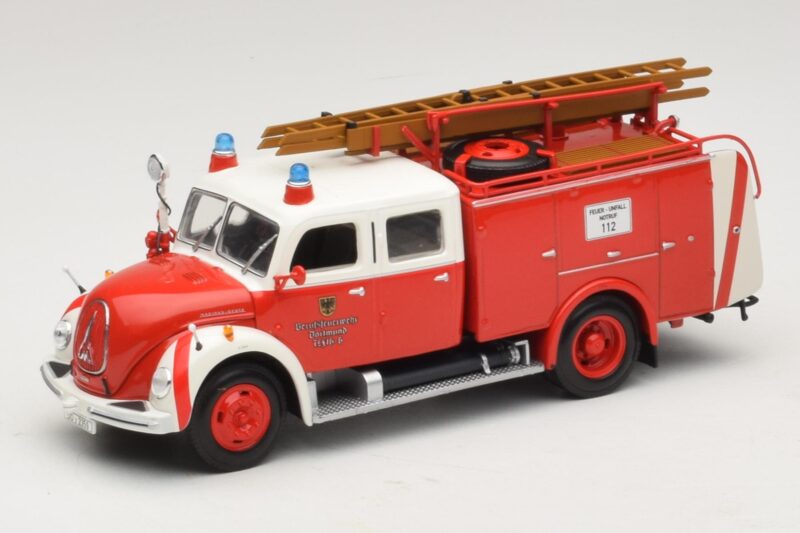 Magirus-Deutz Merkur TLF 16 Vigili del Fuoco Dortmund Minichamps 1:43 439141972 Pressofusione