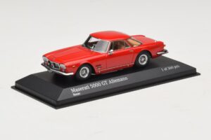 Maserati 5000 GT Allemano Rosso Minichamps 1:43 437123321 Pressofusione — immagine 2 di 4