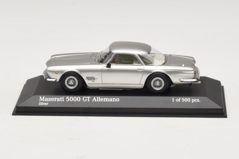 Maserati 5000 GT Allemano Argento Minichamps 1:43 Maserati 5000 GT Allemano Argento Minichamps 1:43 437123324 Pressofusione