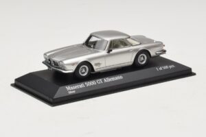 Maserati 5000 GT Allemano Argento Minichamps 1:43 437123324 Pressofusione — immagine 2 di 4