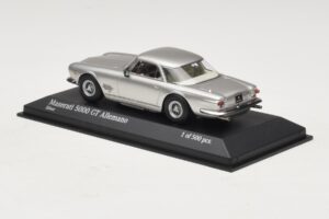 Maserati 5000 GT Allemano Argento Minichamps 1:43 437123324 Pressofusione — immagine 3 di 4