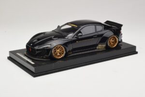 Maserati GranTurismo Liberty Walk Nero con Cerchi Dorati AB Models 1:18 MAS-LB08-C Resina