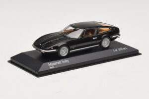 Maserati Indy Nero Minichamps 1:43 437123121 Pressofusione — immagine 2 di 4