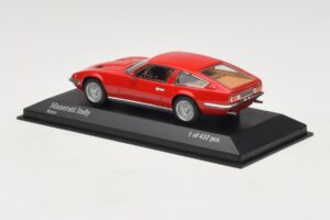 Maserati Indy Rosso Minichamps 1:43 437123120 Pressofusione — immagine 3 di 4