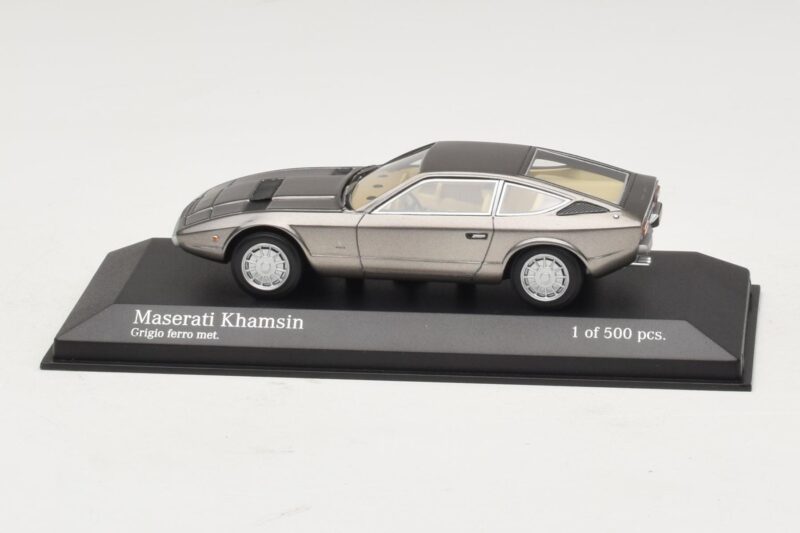 Maserati Khamsin Grey Metallic Minichamps 1:43 Maserati Khamsin Grey Metallic Minichamps 1:43 437123220 Pressofusione