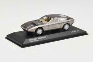 Maserati Khamsin Grey Metallic Minichamps 1:43 437123220 Pressofusione — immagine 2 di 4