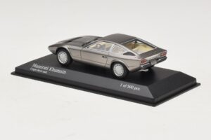 Maserati Khamsin Grey Metallic Minichamps 1:43 437123220 Pressofusione — immagine 3 di 4