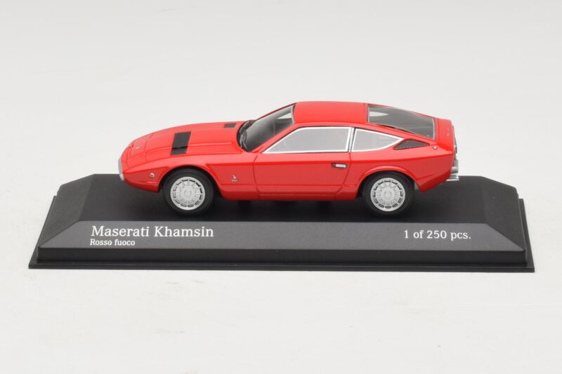 Maserati Khamsin Rosso Minichamps 1:43 Maserati Khamsin Rosso Minichamps 1:43 437123224 Pressofusione