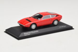 Maserati Khamsin Rosso Minichamps 1:43 437123224 Pressofusione — immagine 2 di 4