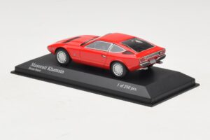 Maserati Khamsin Rosso Minichamps 1:43 437123224 Pressofusione — immagine 3 di 4