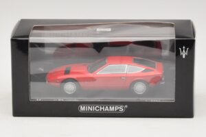 Maserati Khamsin Rosso Minichamps 1:43 437123224 Pressofusione — immagine 4 di 4