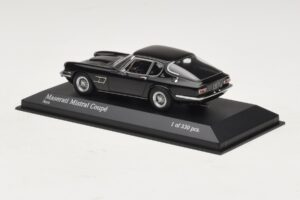 Maserati Mistral Nero Minichamps 1:43 437123421 Pressofusione — immagine 3 di 4