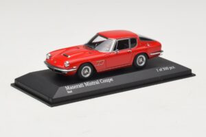 Maserati Mistral Rosso Minichamps 1:43 437123424 Pressofusione — immagine 2 di 4