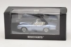 Maserati Mistral Spyder Light Blue Metallic Minichamps 1:43 437123432 Pressofusione — immagine 4 di 4