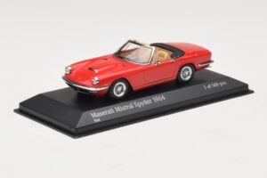 Maserati Mistral Spyder Rosso Minichamps 1:43 437123430 Pressofusione — immagine 2 di 4