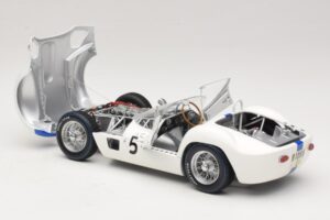 Maserati Tipo 61 #5 S. Moss / D. Gurney Camoradi ADAC 1000km Nurburgring Winner 1960 Minichamps 1:18 100601205 Pressofusione — immagine 5 di 8