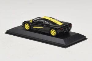 McLaren F1 Nero Con Strisce Gialle Minichamps 1:43 MCLAREN004 Pressofusione — immagine 2 di 4
