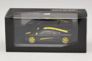 McLaren F1 Nero Con Strisce Gialle Minichamps 1:43 MCLAREN004 Pressofusione — immagine 4 di 4