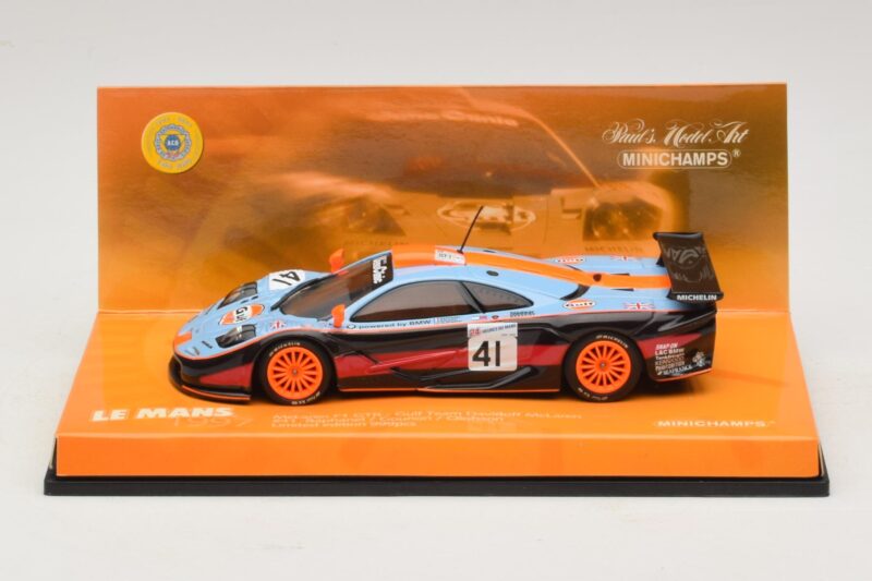 McLaren F1 GTR Gulf Team Davidoff #41 P-H. Raphanel / J-M. Gounon FIA GT Championship 1997 Minichamps 1:43 McLaren F1 GTR Gulf Team Davidoff #41 P-H. Raphanel / J-M. Gounon FIA GT Championship 1997 Minichamps 1:43 533174341 Pressofu