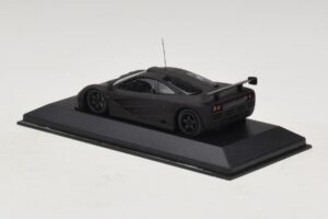 McLaren F1 GTR Prototype Nero Opaco Con Cerchi Neri Minichamps 1:43 MCLAREN009 Pressofusione — immagine 2 di 4