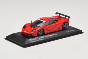 McLaren F1 GTR Prototype World Special Rosso Minichamps 1:43 MCLAREN007 Pressofusione