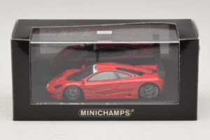 McLaren F1 GTR Prototype World Special Rosso Minichamps 1:43 MCLAREN007 Pressofusione — immagine 4 di 4