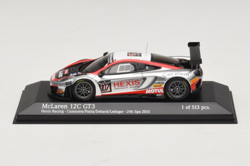 McLaren MP4-12C GT3 #107 Hexis Racing Cazenave / O. Panis 24 Hours of Spa 2013 Minichamps 1:43 McLaren MP4-12C GT3 #107 Hexis Racing Cazenave / O. Panis 24 Hours of Spa 2013 Minichamps 1:43 437131397 Pressofusione