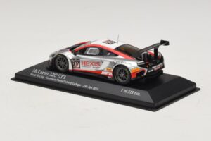 McLaren MP4-12C GT3 #107 Hexis Racing Cazenave / O. Panis 24 Hours of Spa 2013 Minichamps 1:43 437131397 Pressofusione — immagine 3 di 4