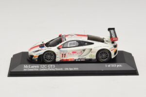 McLaren MP4-12C GT3 #11 Art Grand Prix Leclerc / Parisy 24 Hours of Spa 2013 Minichamps 1:43 437131311 Pressofusione