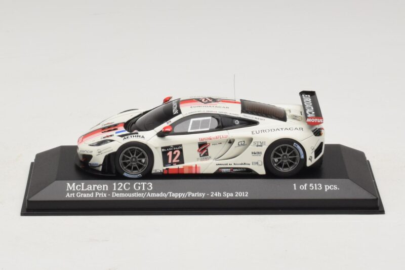 McLaren MP4-12C GT3 #12 Art Grand Prix Demoustier / Amado 24 Hours of Spa 2012 Minichamps 1:43 McLaren MP4-12C GT3 #12 Art Grand Prix Demoustier / Amado 24 Hours of Spa 2012 Minichamps 1:43 437121312 Pressofusione